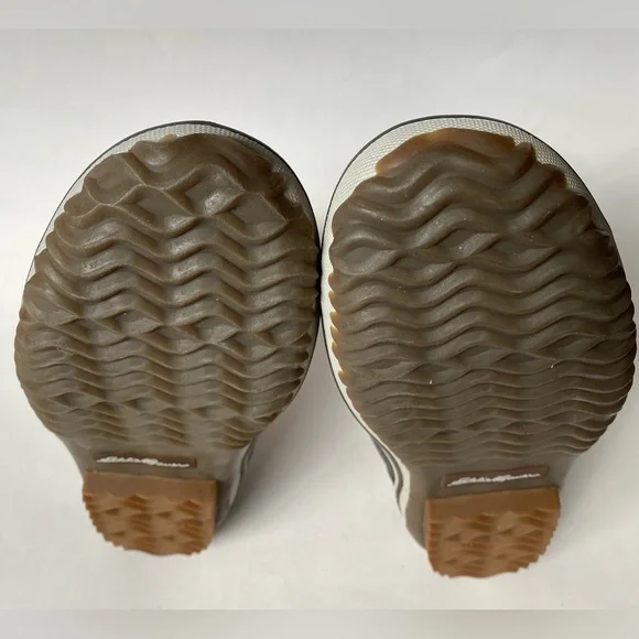 Eddie Bauer Hunt PAC Slip on Boots Wheat Tan Brown Size 10 Duck Waterproof - Picture 12 of 15